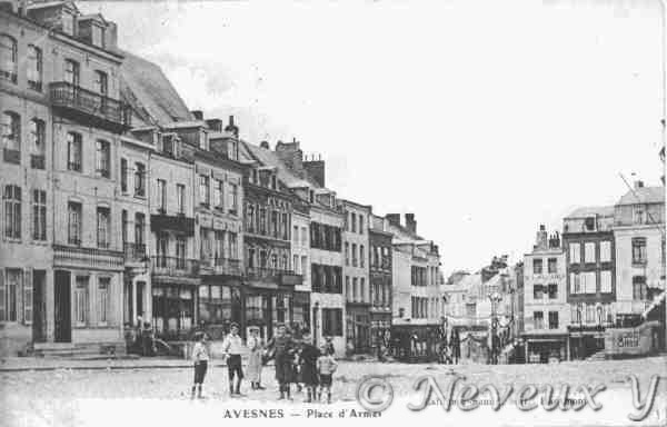 avesnes 59, la place d'Armes