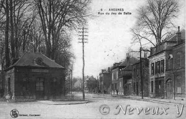 Avesnes 59, la rue du jeu de balle