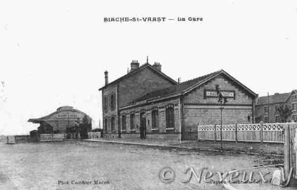 Biache st Waast , la gare