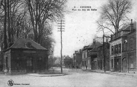 Avesnes 59, la rue du jeu de balle