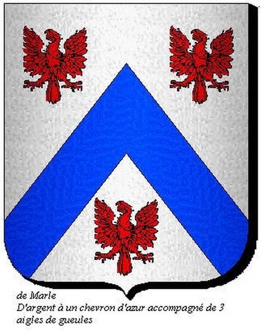 Blason de MARLE Berthilde