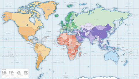 Carte des Visiteurs